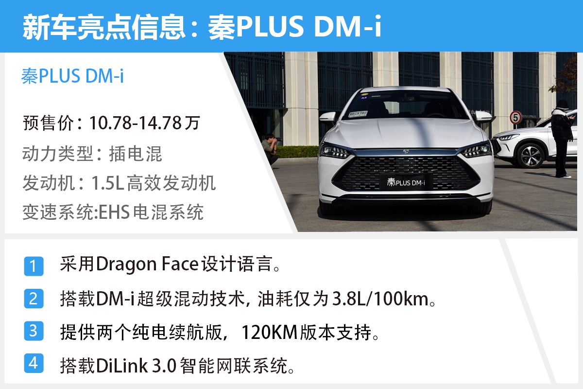 搭载超级混动技术 秦PLUS DM-i实拍