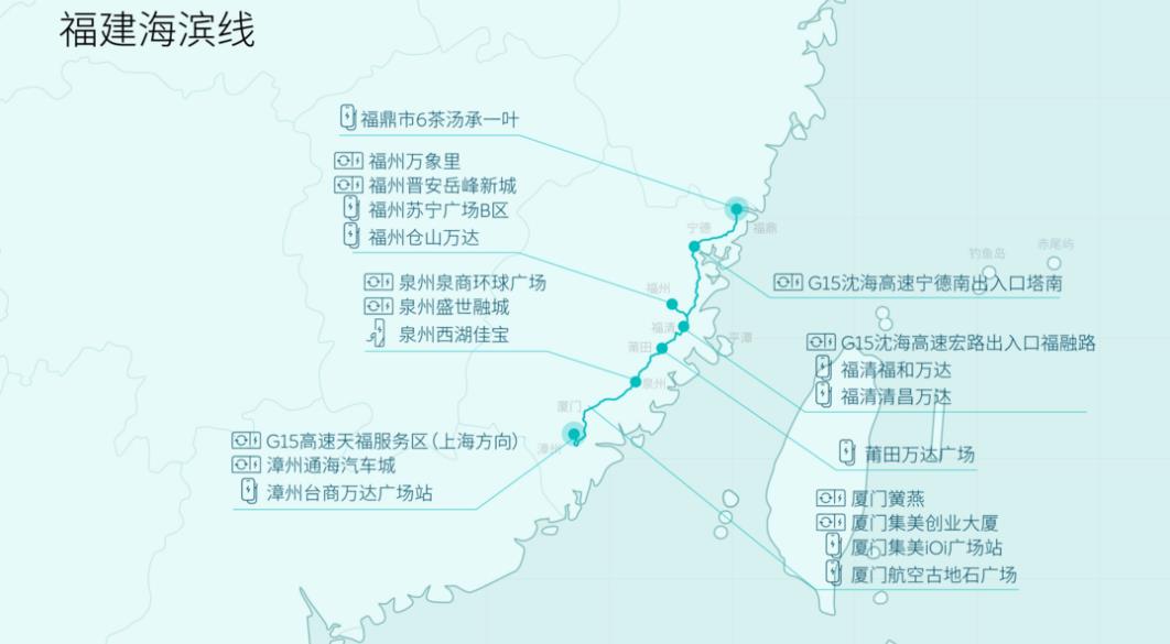 蔚来汽车：打通福建沿海、鲁西、桂北、滇藏充换目的地加电路线