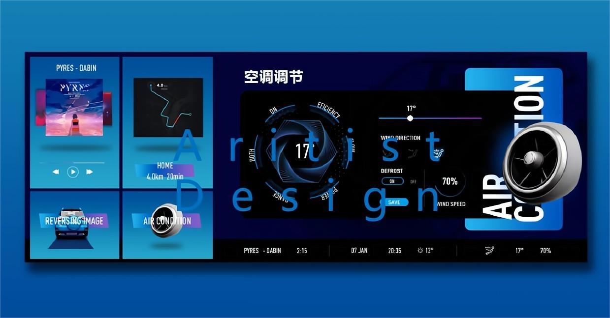 汽车HMI设计的一些设计通用基本原则和技巧探讨